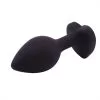 Banoch Buttplug Coeur Noir Rose Small siliconen Hart Diamant Steen Roze 98710612 3