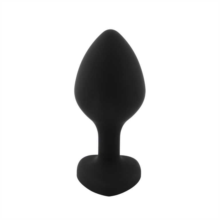 Banoch Buttplug Coeur Noir Rouge Medium siliconen Hart Diamant Steen Rood 987101610 3