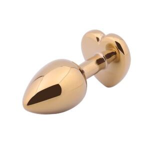 Banoch Buttplug Coeur d Or Rose Medium Goud Metaal Hart Diamant Steen Roze 987101616 2