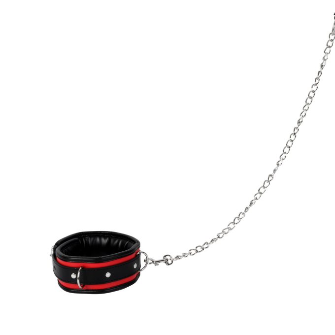 Banoch Collar leash Silver Halsband en Riem Zwart Rood met zilver 98710701 7 scaled scaled