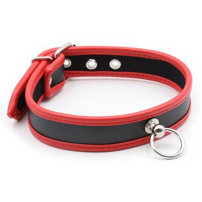 Banoch Collar of O Red Rood pu leer halsband bdsm 987101636 2