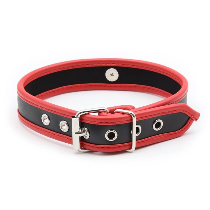 Banoch Collar of O Red Rood pu leer halsband bdsm 987101636 3