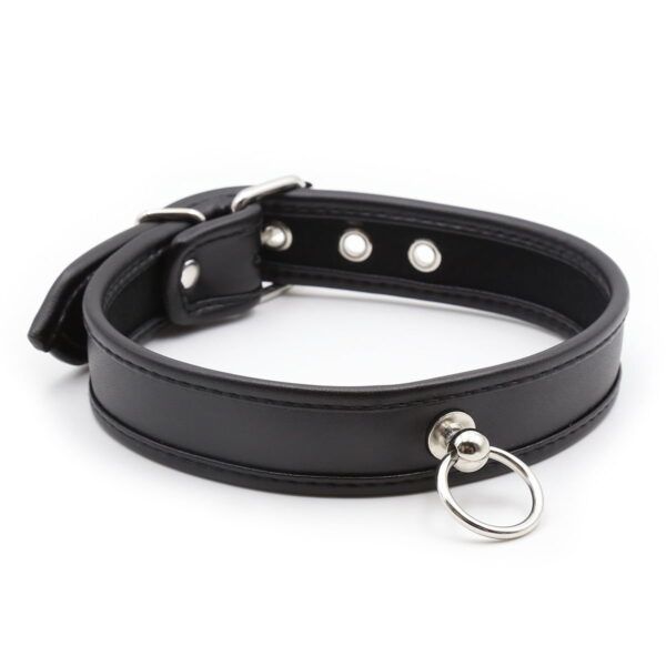 Banoch Collar of O black Zwart Pu Leer halsband bdsm 987101635 2 Banoch Collar of O black Zwart Pu Leer halsband bdsm 987101635 2