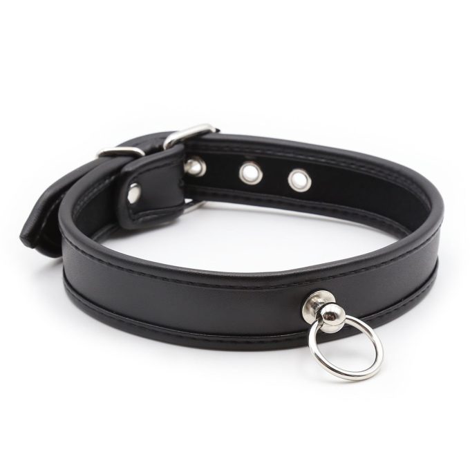 Banoch Collar of O black Zwart Pu Leer halsband bdsm 987101635 2 Banoch Collar of O black Zwart Pu Leer halsband bdsm 987101635 2