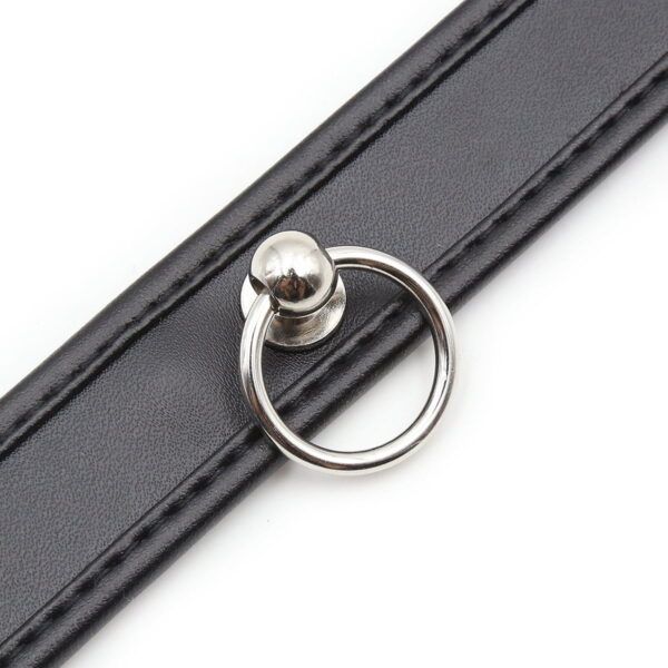 Banoch Collar of O black Zwart Pu Leer halsband bdsm 987101635 4 Banoch Collar of O black Zwart Pu Leer halsband bdsm 987101635 4