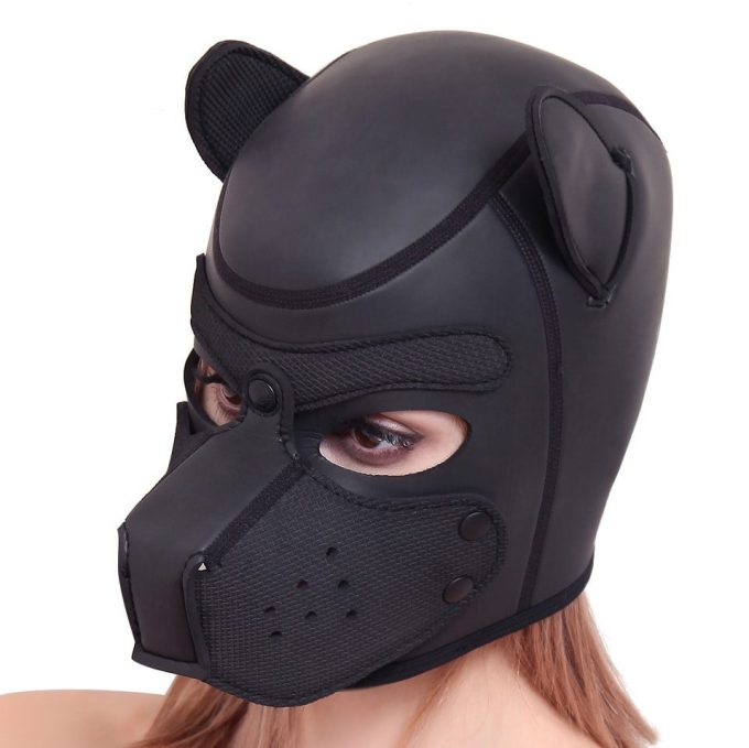 Banoch Lindo Perrito Negro Neoprene honden masker puppy zwart neopreen 987101697 6