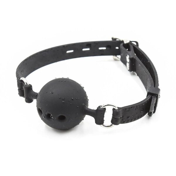 Banoch ballgag siliconen small zwart Ø 35 cm 3 1