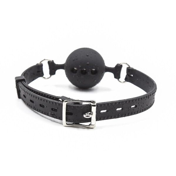 Banoch ballgag siliconen small zwart Ø 35 cm 4 1