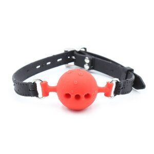 Banoch – ballgag siliconen small – rood Ø 35 cm 987101344 1