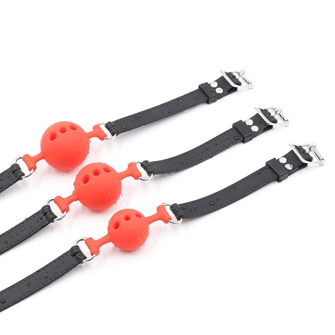 Banoch – ballgag siliconen small – rood Ø 35 cm 987101344 2 1