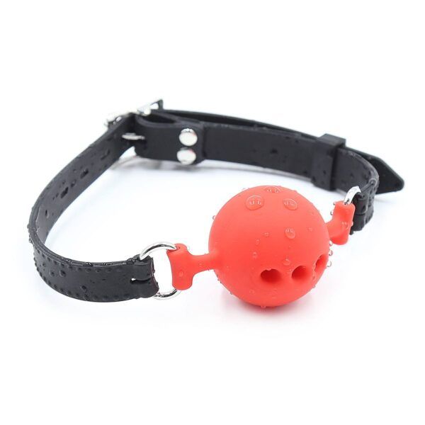 Banoch – ballgag siliconen small – rood Ø 35 cm 987101344 4