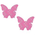 Pinch Nipple Sticker Butterfly Pink Diamond Vlinder Roze