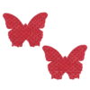 Pinch Nipple Sticker Dotted Butterfly Red Vlinder Rood 987101594