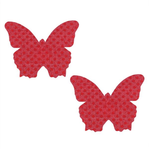 Pinch Nipple Sticker Dotted Butterfly Red Vlinder Rood 987101594