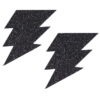 Pinch Nipple Sticker Sparkle Lightning Black Tepel Plakker Bliksem Zwart 987101600