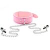 Banoch Collar Clamps Girly Pink roze halsband met tepelklemmen 987101683 Banoch Collar Clamps Girly Pink roze halsband met tepelklemmen 987101683