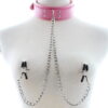 Banoch Collar Clamps Girly Pink roze halsband met tepelklemmen 987101683 2 Banoch Collar Clamps Girly Pink roze halsband met tepelklemmen 987101683 2
