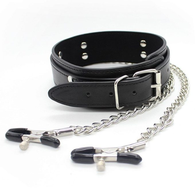 Banoch Collar Clamps Tough Black zwarte halsband met tepelklemmen 987101682 2 Banoch Collar Clamps Tough Black zwarte halsband met tepelklemmen 987101682 2