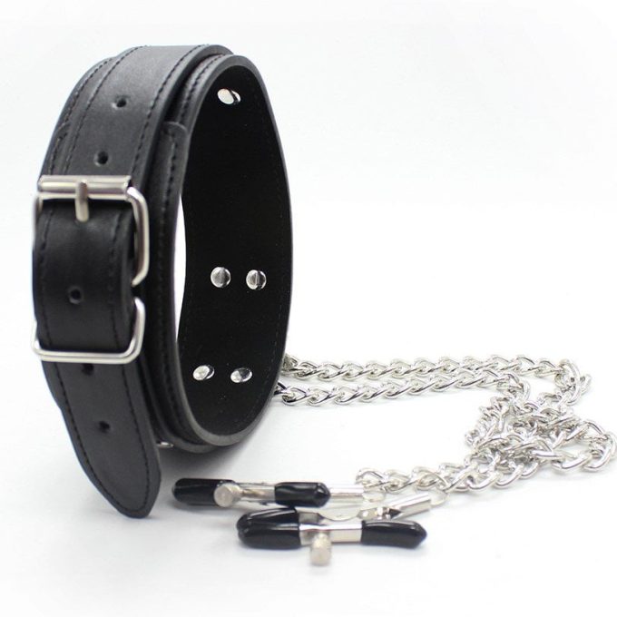 Banoch Collar Clamps Tough Black zwarte halsband met tepelklemmen 987101682 3 Banoch Collar Clamps Tough Black zwarte halsband met tepelklemmen 987101682 3