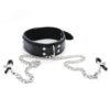 Banoch Collar Clamps Tough Black zwarte halsband met tepelklemmen 987101682 6