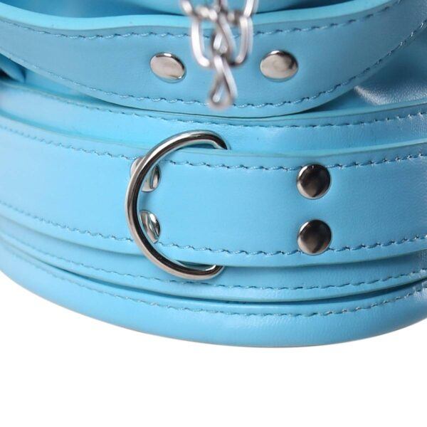 Banoch Depraved Stopper Blue Blauw masker van pu Leer 987101718 9