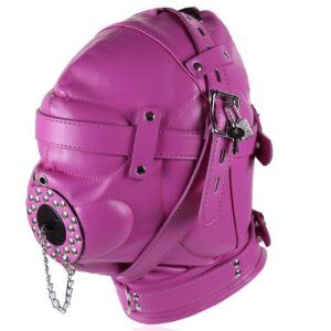 Banoch Depraved Stopper Pink Roze masker van pu Leer 987101717 2
