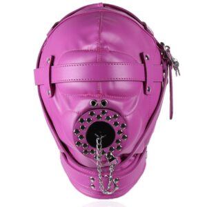 Banoch Depraved Stopper Pink Roze masker van pu Leer 987101717