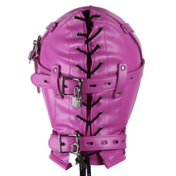 Banoch Depraved Stopper Pink Roze masker van pu Leer 987101717 4 Banoch Depraved Stopper Pink Roze masker van pu Leer 987101717 4