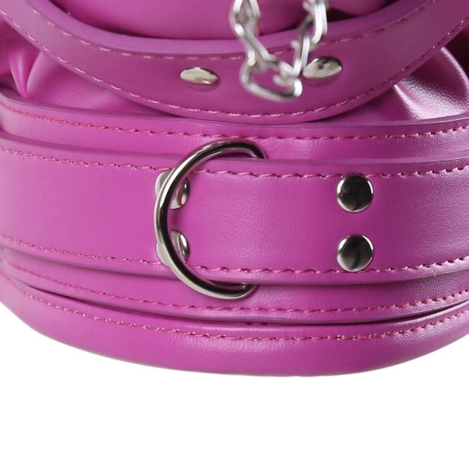 Banoch Depraved Stopper Pink Roze masker van pu Leer 987101717 9 Banoch Depraved Stopper Pink Roze masker van pu Leer 987101717 9