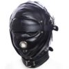 Banoch Foraminis Hood Black Zwart masker van PU Leer 987101711 3 Banoch Foraminis Hood Black Zwart masker van PU Leer 987101711 3