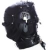 Banoch Foraminis Hood Black Zwart masker van PU Leer 987101711 4 Banoch Foraminis Hood Black Zwart masker van PU Leer 987101711 4