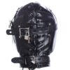 Banoch Foraminis Hood Black Zwart masker van PU Leer 987101711 5 Banoch Foraminis Hood Black Zwart masker van PU Leer 987101711 5