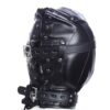 Banoch Foraminis Hood Black Zwart masker van PU Leer 987101711 6 Banoch Foraminis Hood Black Zwart masker van PU Leer 987101711 6