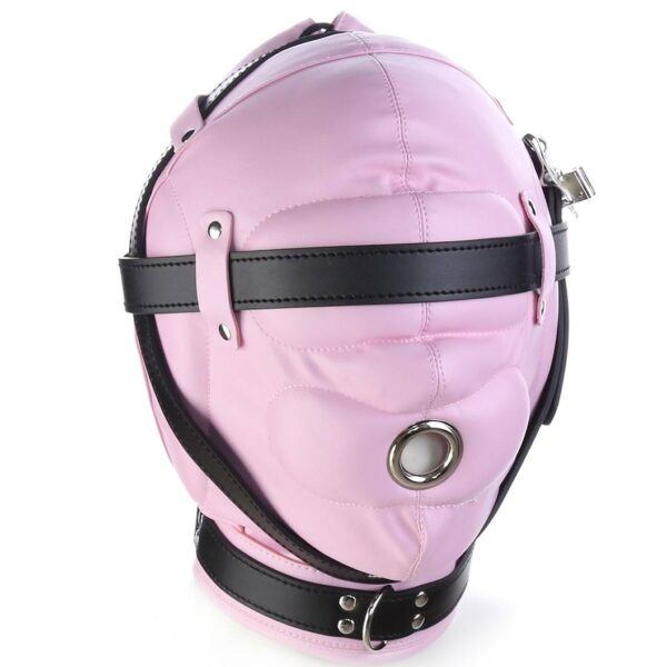 Banoch Foraminis Hood Pink Black RozeZwart masker van PU Leer 987101713 2 Banoch Foraminis Hood Pink Black RozeZwart masker van PU Leer 987101713 2