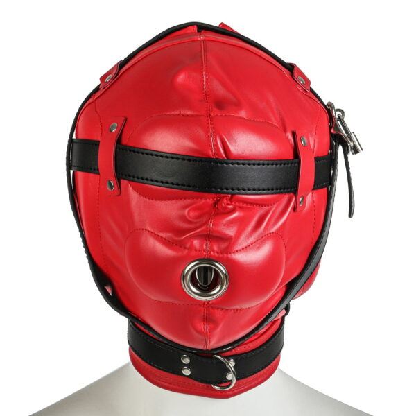 Banoch Foraminis rood met zwart bondagemasker 987101712 1