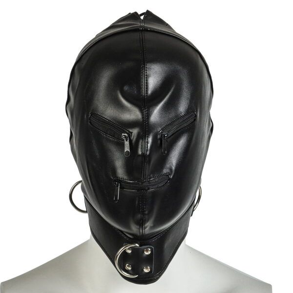 Banoch Gimp2 Black zwart bondage masker van pu leer bdsm 987101714 1