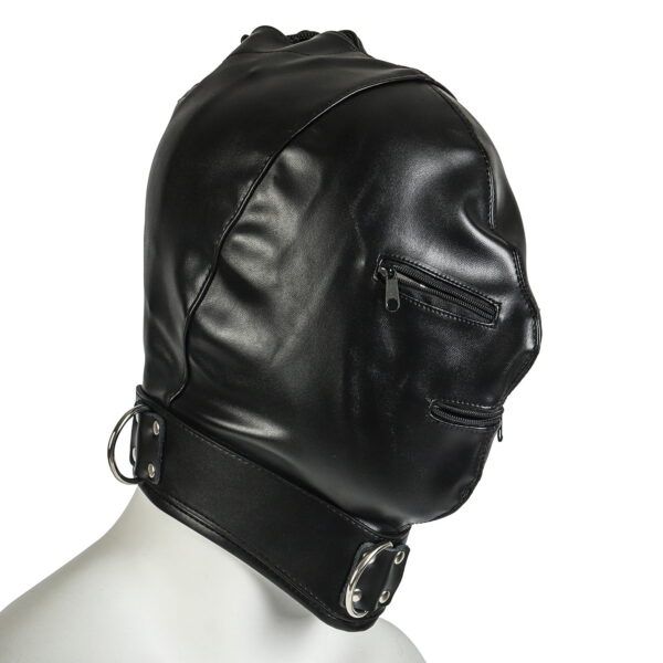Banoch Gimp2 Black zwart bondage masker van pu leer bdsm 987101714 2