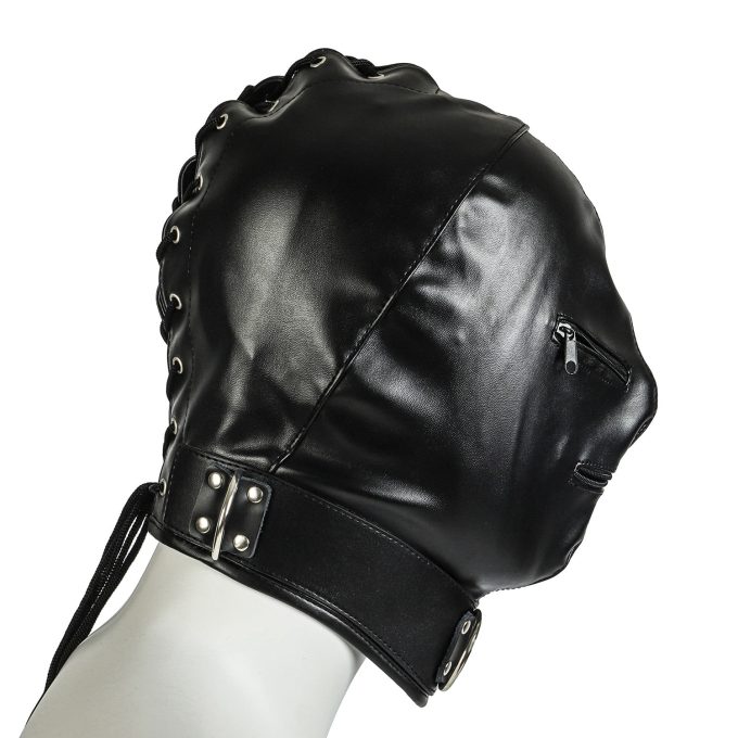 Banoch Gimp2 Black zwart bondage masker van pu leer bdsm 987101714 3 Banoch Gimp2 Black zwart bondage masker van pu leer bdsm 987101714 3