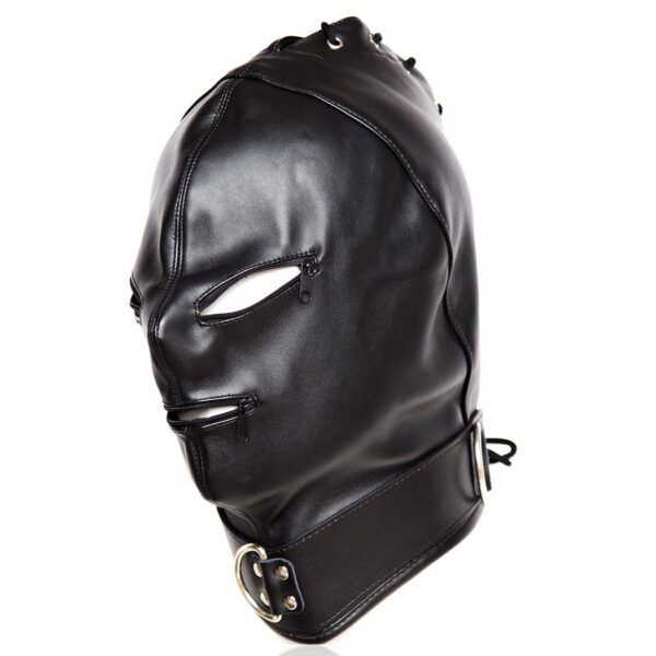 Banoch Gimp2 Black zwart masker van pu leer 987101714 4