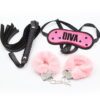 Banoch La Diva hot pink bondage blindoek zweepje en handdboeien 987101681 Banoch La Diva hot pink bondage blindoek zweepje en handdboeien 987101681