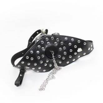 Banoch Mask Punk Stopper Black zwart pu leer masker 987191708 2 1