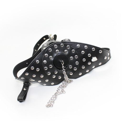 Banoch Mask Punk Stopper Black zwart pu leer masker 987191708 2 1