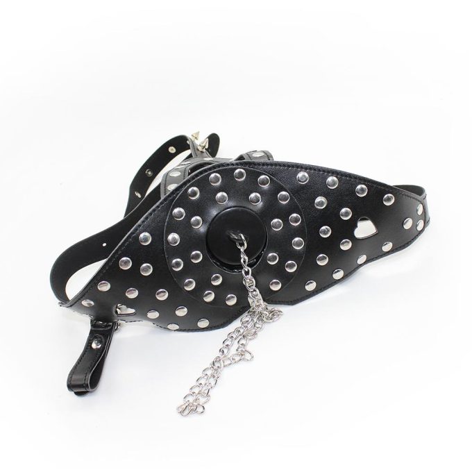 Banoch Mask Punk Stopper Black zwart pu leer masker 987191708 2 1