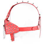 Banoch Mask Punk Stopper Red rood pu leer masker 987101707