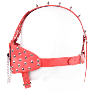 Banoch Mask Punk Stopper Red rood pu leer masker 987101707