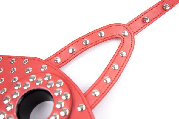 Banoch Mask Punk Stopper Red rood pu leer masker 987101707 5 Banoch Mask Punk Stopper Red rood pu leer masker 987101707 5