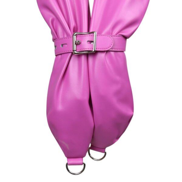 Banoch Open Breast Straight Jacket Pink pu leer dwangbuis bondage Roze 987101727 5 Banoch Open Breast Straight Jacket Pink pu leer dwangbuis bondage Roze 987101727 5