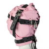Banoch Reticent Hood Black Pink bondagemasker van roze pu Leer 987101720 4 Banoch Reticent Hood Black Pink bondagemasker van roze pu Leer 987101720 4