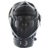 Banoch Reticent Hood Black Zwart Masker van pu Leer 987101719 Banoch Reticent Hood Black Zwart Masker van pu Leer 987101719