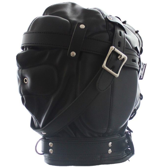 Banoch Reticent Hood Black Zwart Masker van pu Leer 987101719 2